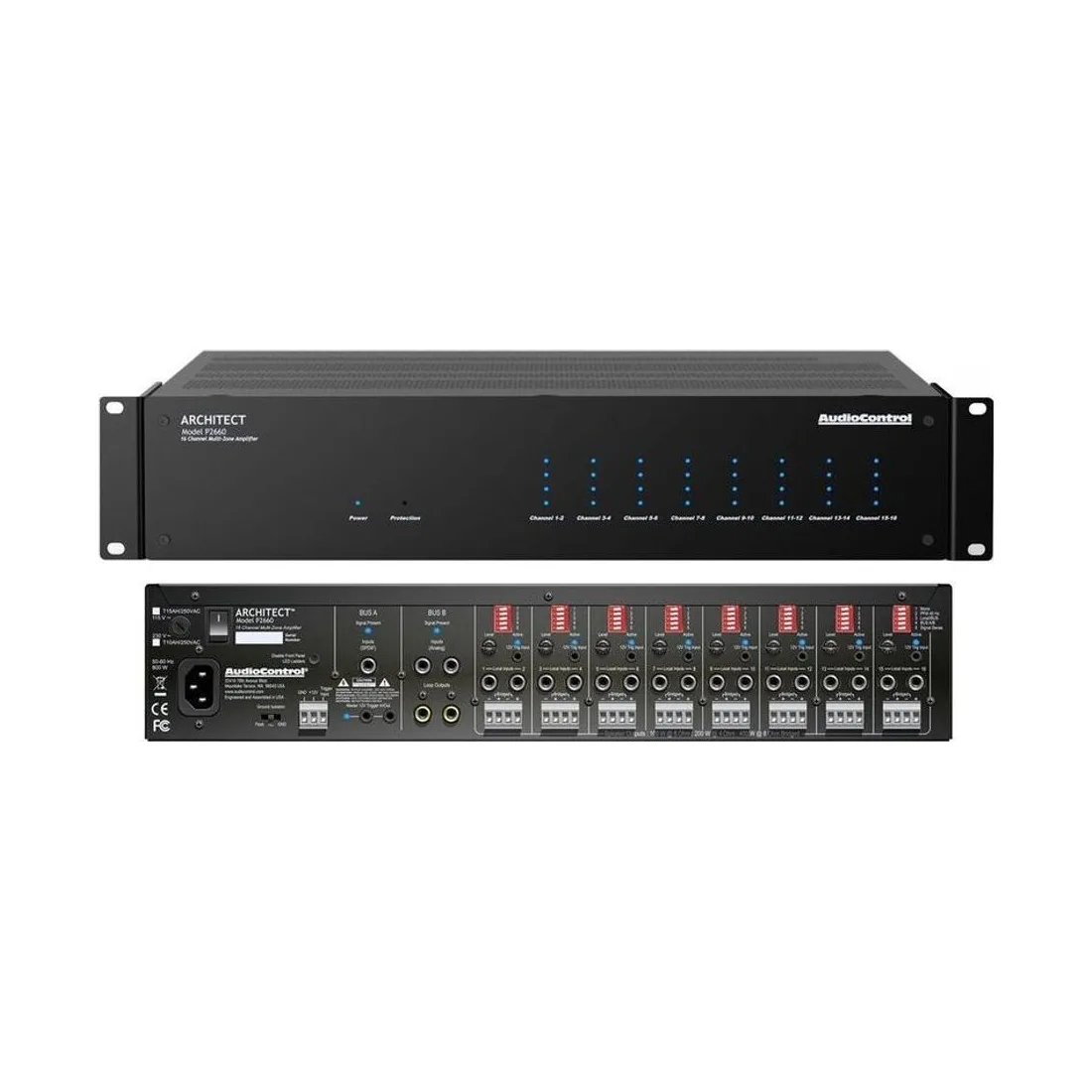 AudioControl ARCHITECT P2660 – die 16-Kanal-Power-Endstufe mit 100 Watt pro Kanal