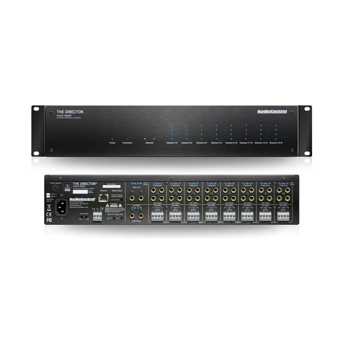 AudioControl DIRECTOR M6400 – der kanalstarke 16-Kanal-Matrix-Verstärker mit DSP