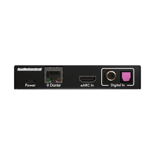 AudioControl Hyperion AXIS-2 – Anschlussseite mit Beschriftung