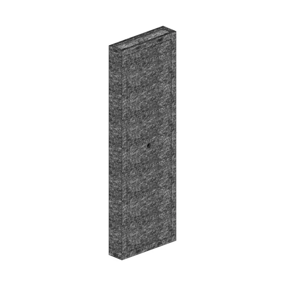 B-System Secoboxx Wall – flaches Vliesgehäuse für breite Wandeinbauten