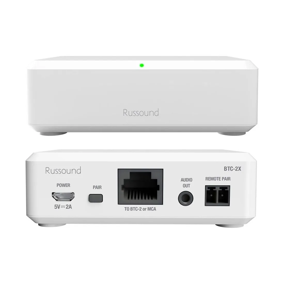 Russound BTC-2X – Bluetooth 5.1 im Wohnraum, Anschluss über Netzwerkkabel