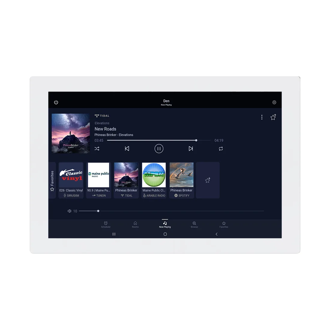 Russound XTS7 – Wandbedienelement mit Metadatenanzeige und PoE